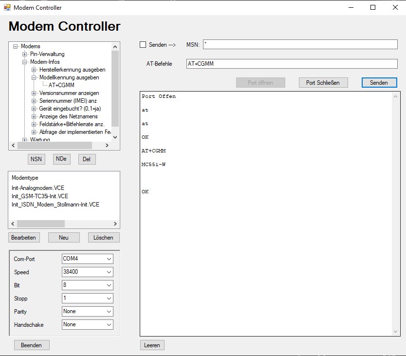 Vitaly Ruhl - ModemController RS232 Screenshot_1